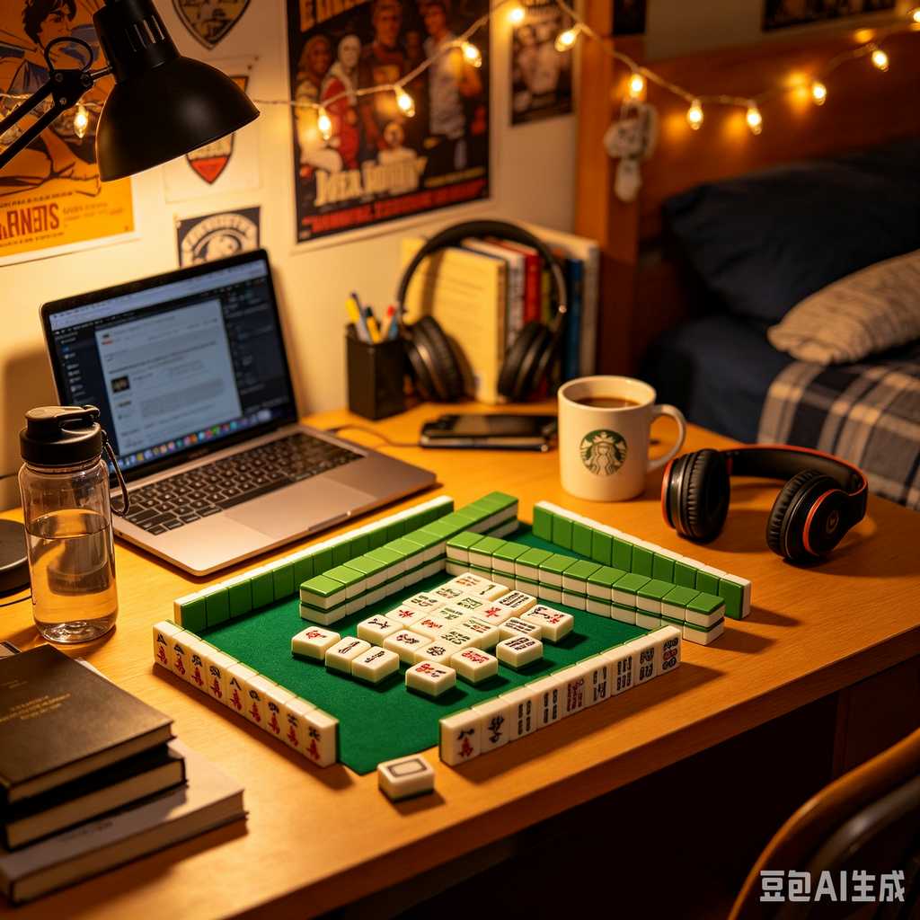 pastel color mahjong tiles