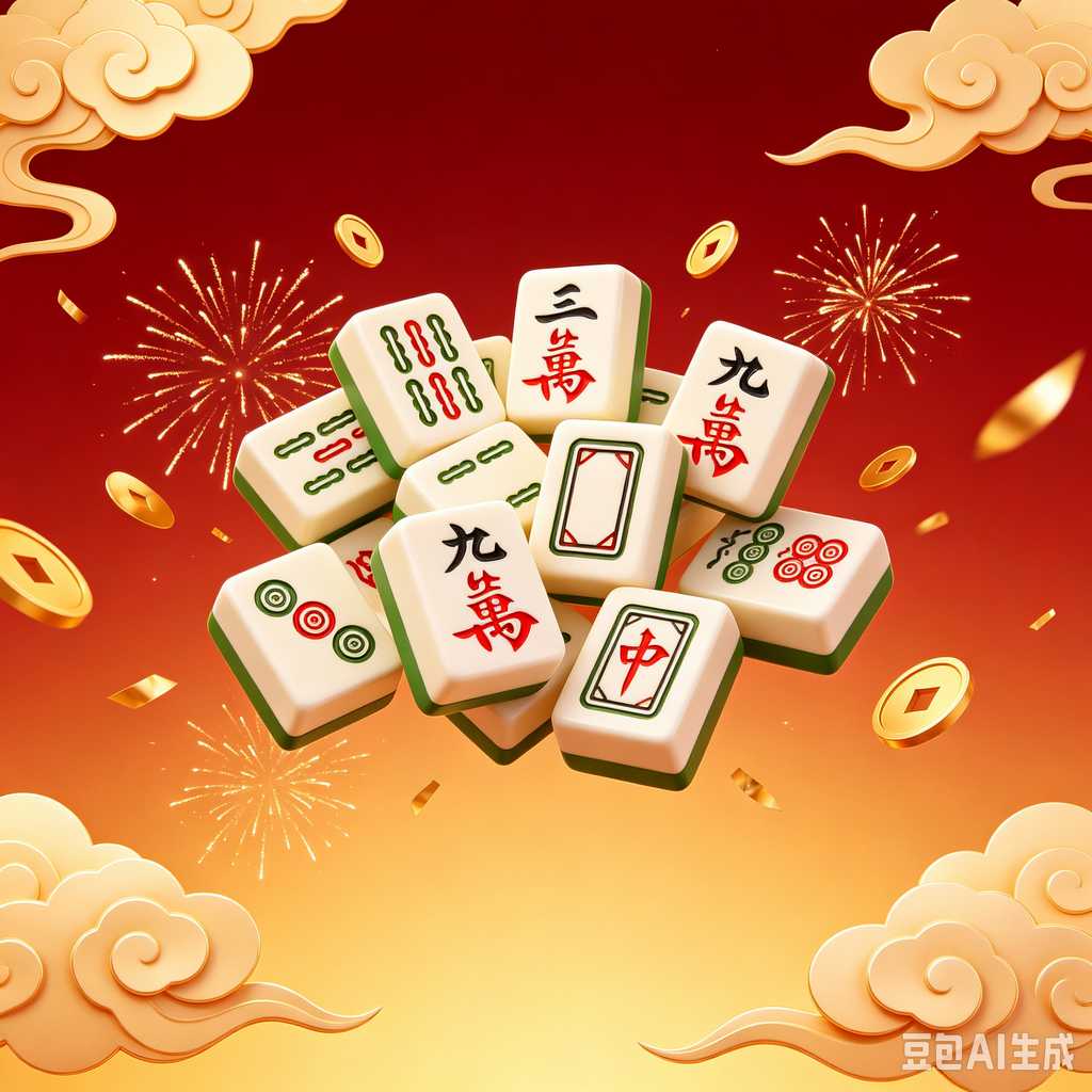 embossed mahjong set design