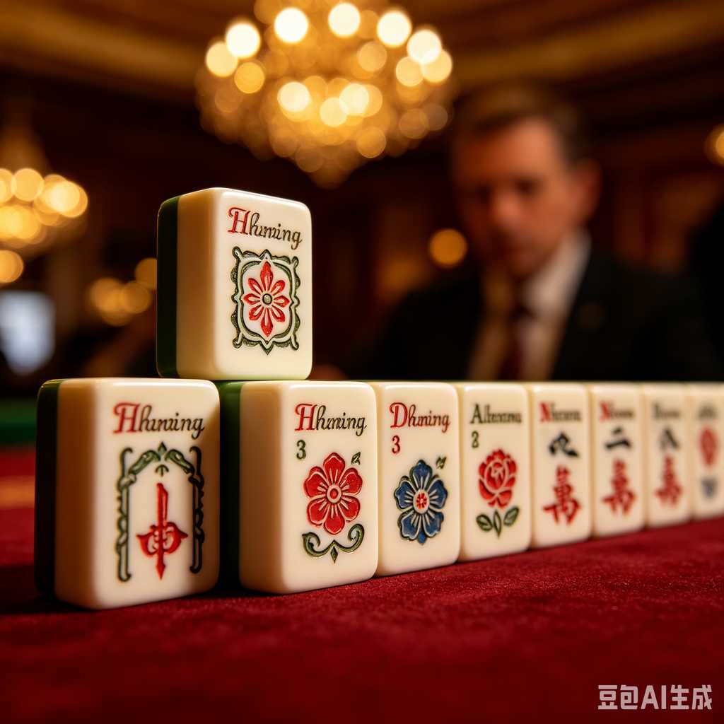 custom logo printed mahjong tiles